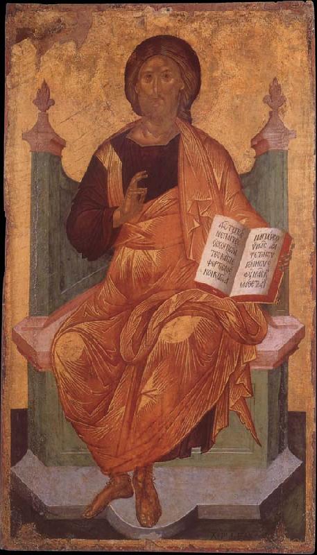 Angelos,Christ Pantocrator Enthroned, unknow artist